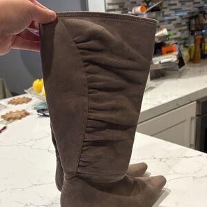 Impo Taupe Heeled Boots